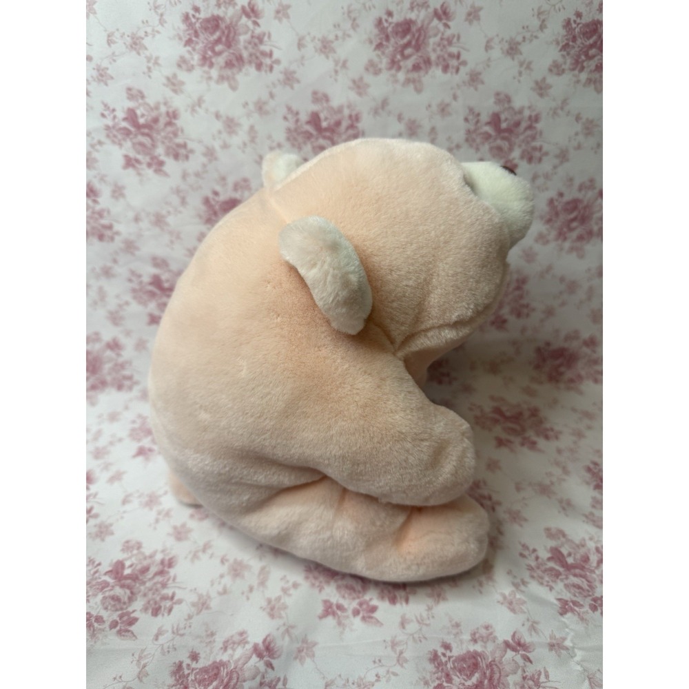 Vintage GUND Snuffles Teddy Bear Peach Plush Stuffed Animal 10" 1980 - Picture 4 of 7